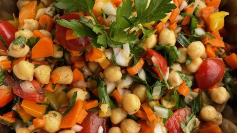 Easy Healthy Chickpea Salad Recipe