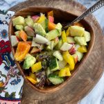 Picture of Easy Healthy Chopped Vegetable Fruit Salad Recipe