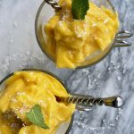 Healthy Easy Mango Banana Coconut Vegan Ice Cream Nicecream Recipe
