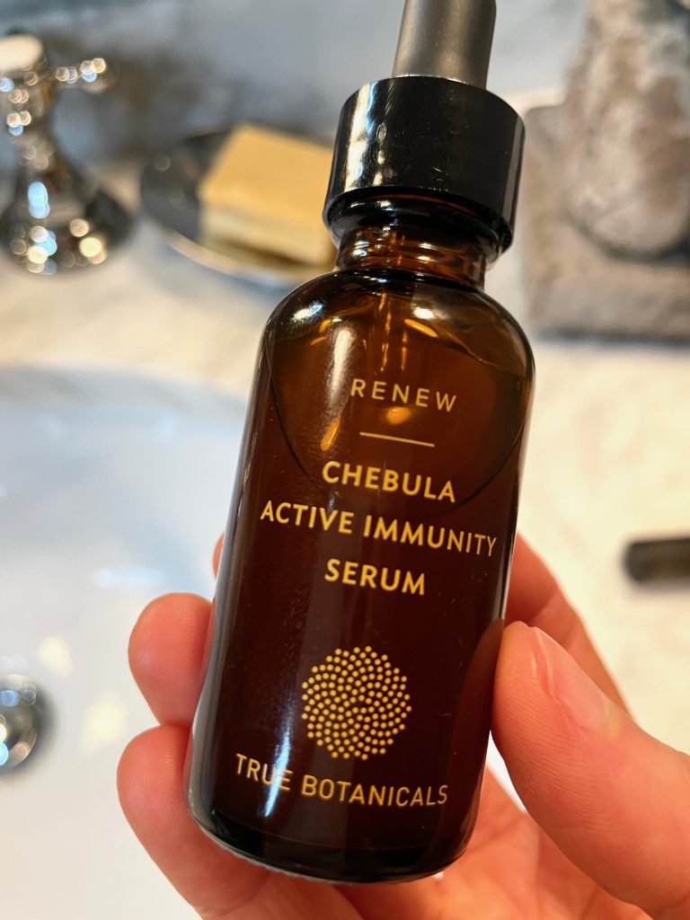 True Botanicals Skincare & Haircare Clean Beauty Products.  Chebula Serum, Pure Radiance Oil.