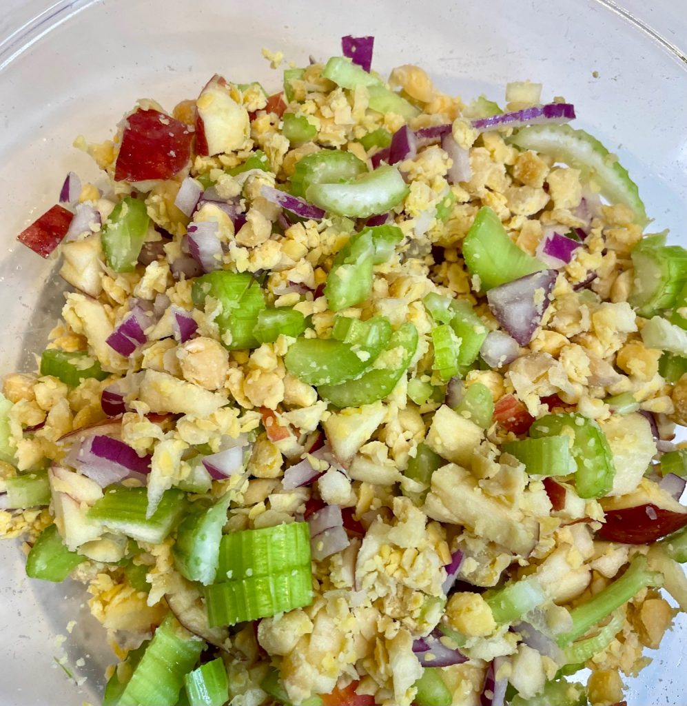 Easy Healthy chickpea Chicken Salad Recipe