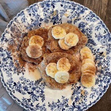 Easy Healthy Coconut Banana Oat Pancakes