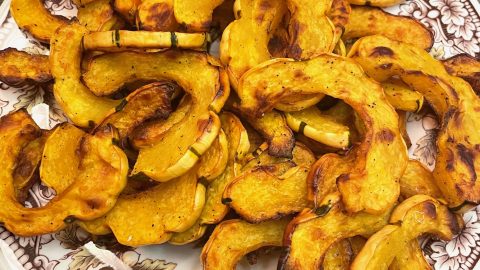 How to make delicata squash fries chips