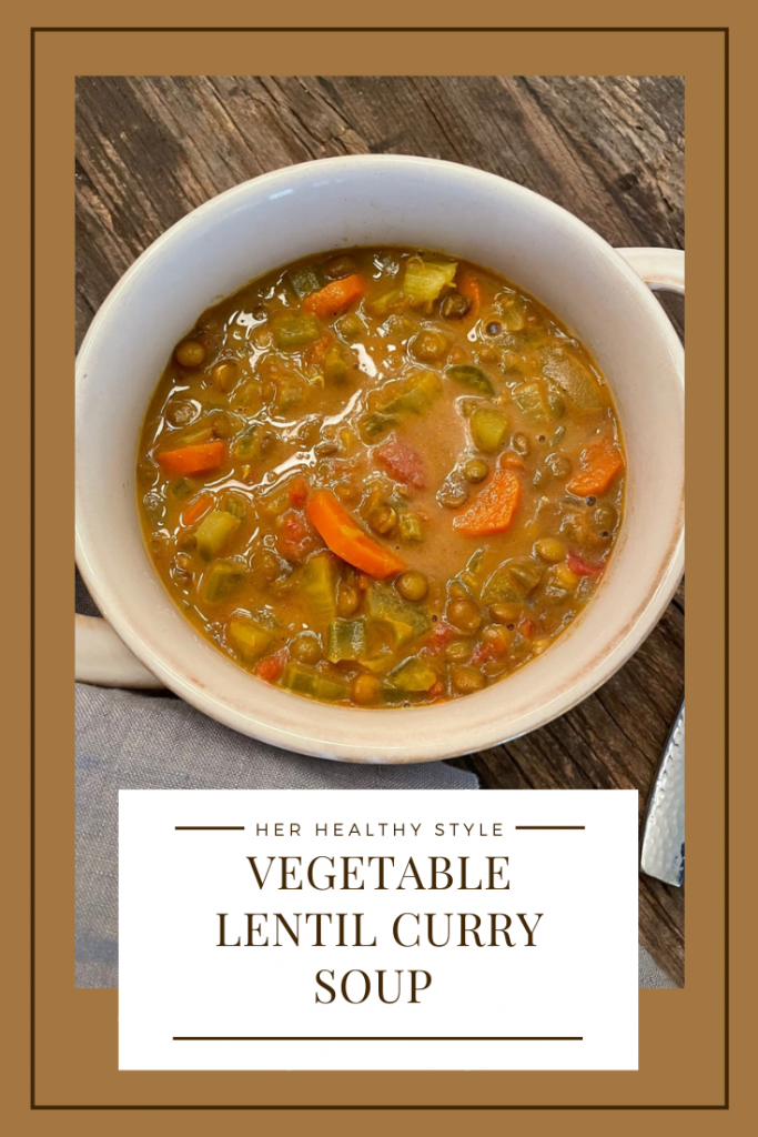 Vegetable Lentil Curry Soup Recipe