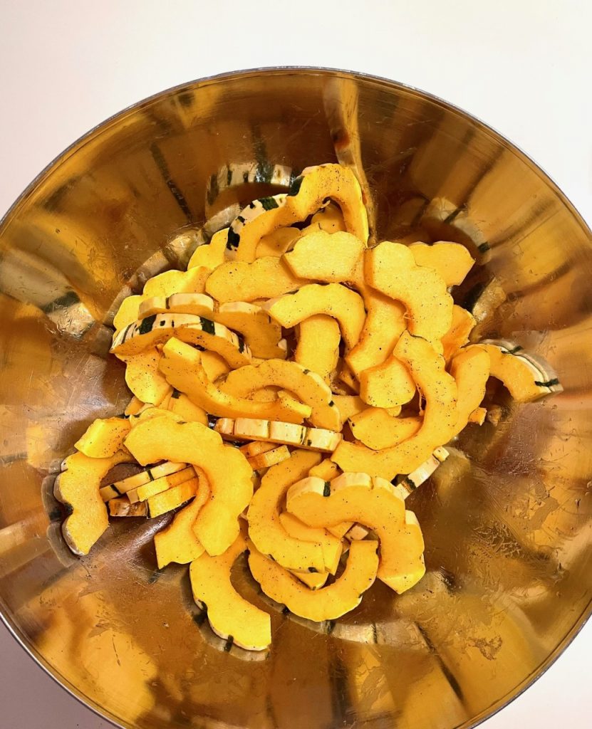 how to make delicata squash fries chips recipe