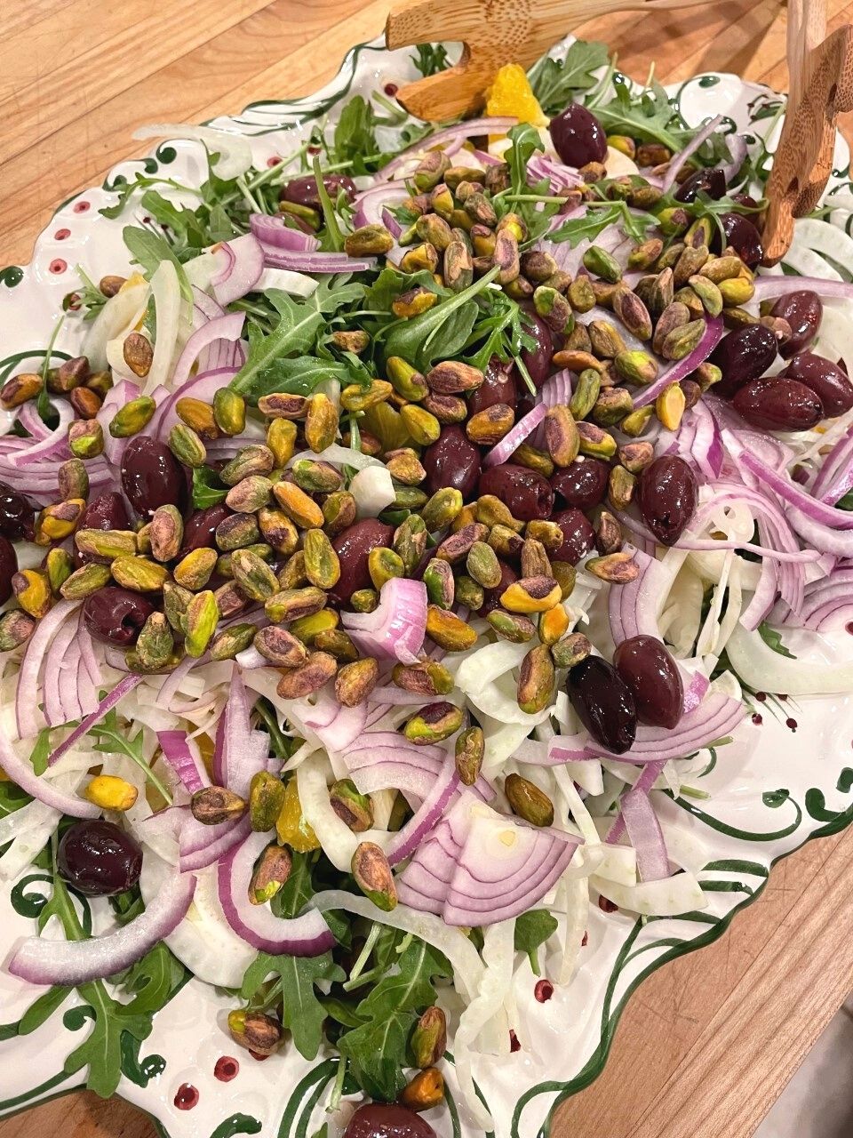 Healthy Fennel Arugula Orange Red Onion Salad Recipe