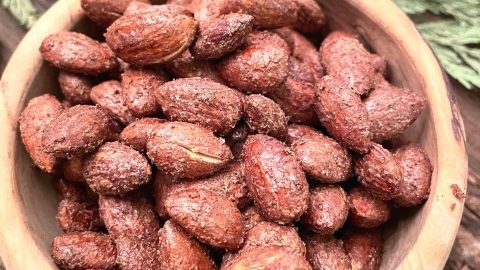 How to make maple cinnamon roasted almonds recipe