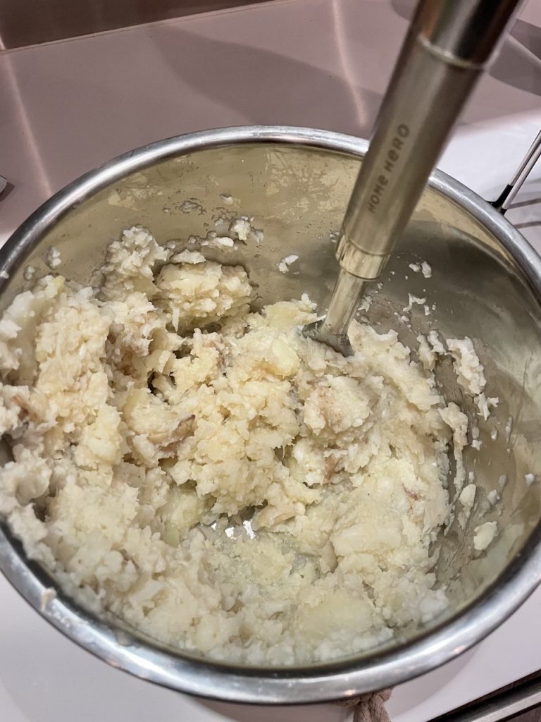 Cauliflower Potato Mushroom Mash Potatoes Recipe