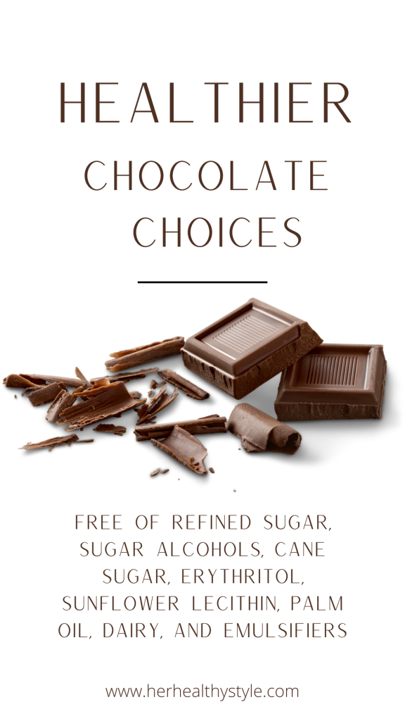 Best Healthier Chocolate Choices - Healthy Bars, Brands, Snacks, Desserts