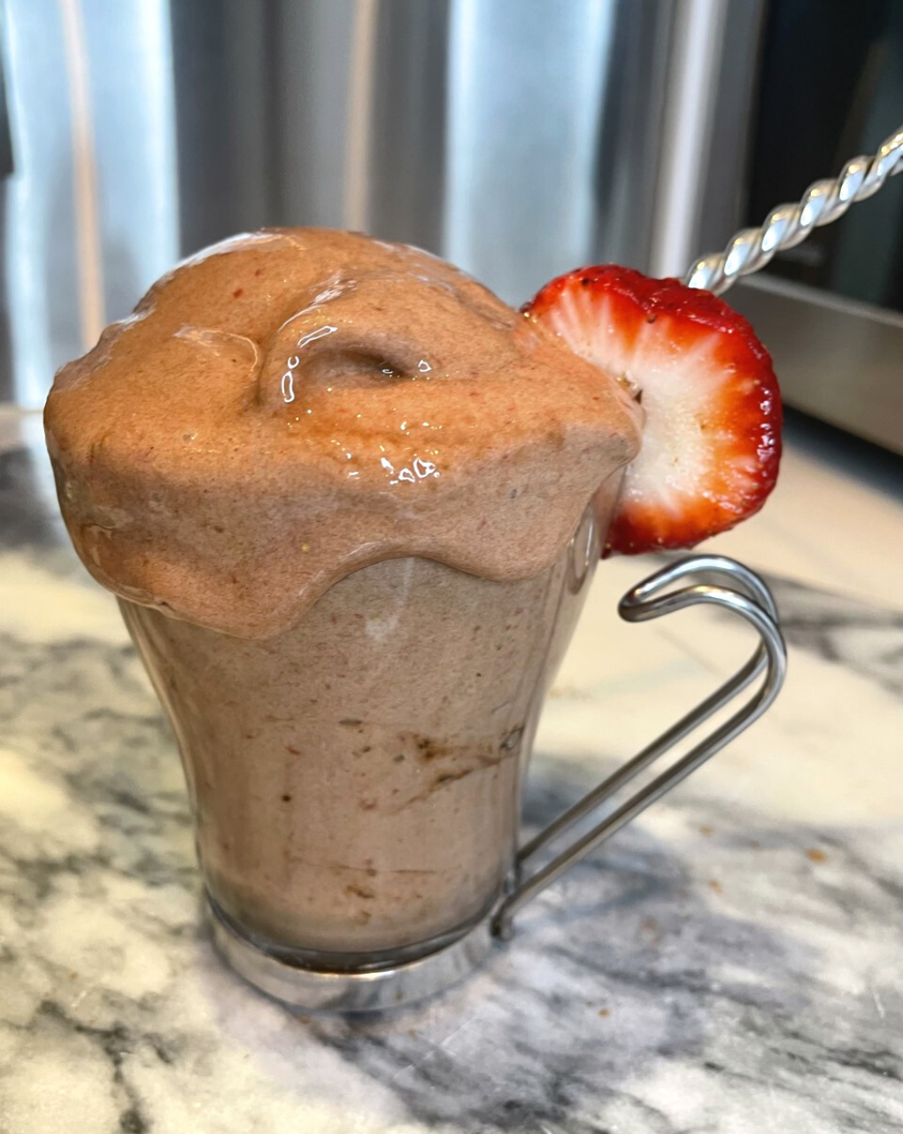 Strawberry Banana Chocolate Nice Cream