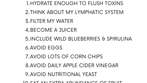 11 Things That Have Improved My Health Chart - 11 Things I Did Before & Wish I Had - Medical Medium