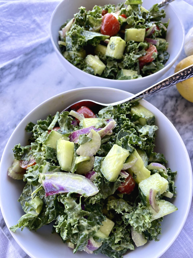Creamy Avocado Herb Salad Dressing Recipe