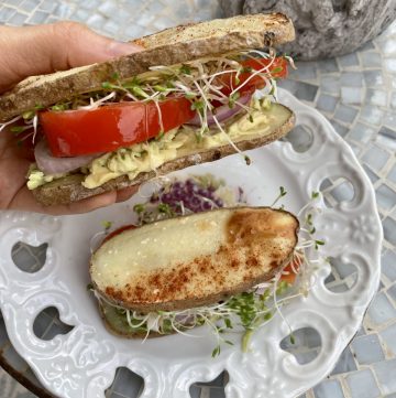 Easy Veggie Potato Sandwich Healthy Gluten-Free