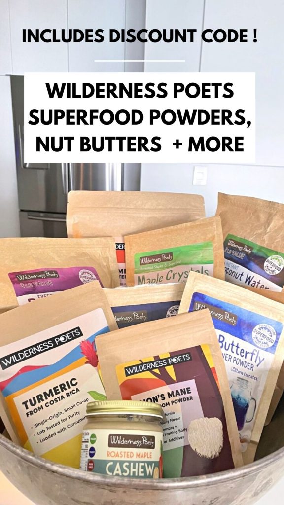 Wilderness Poets Superfood Powders Nut Butters Coupon Discount Code