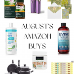 August's Amazon Buys from Healthy And Beauty Blog