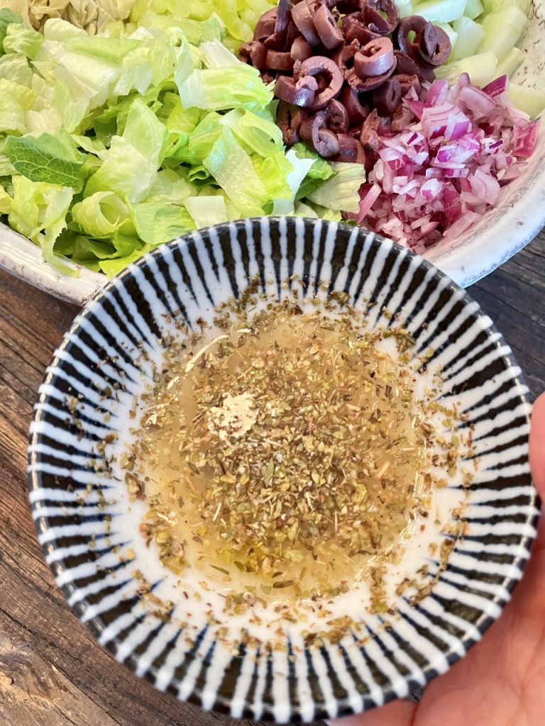 Healthy Rainbow Chopped Greek Salad Recipe