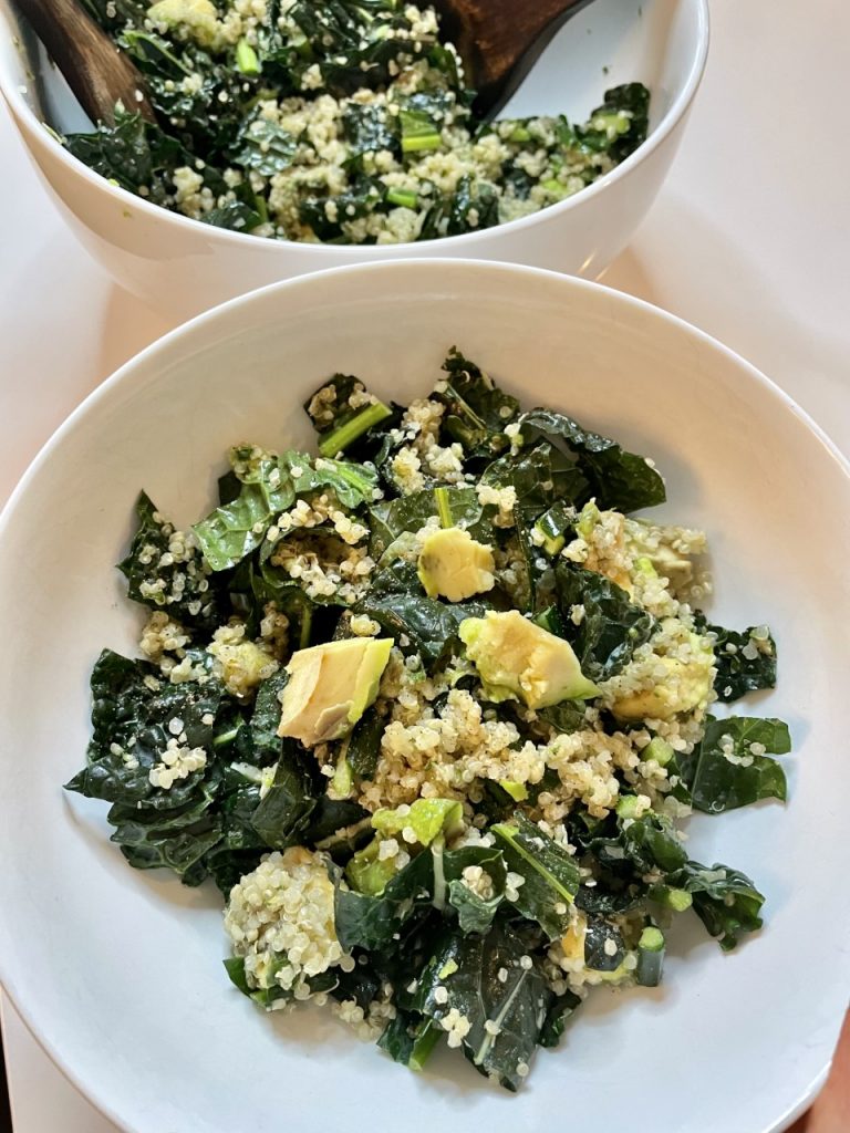 Kale Pesto Quinoa Salad Recipe
