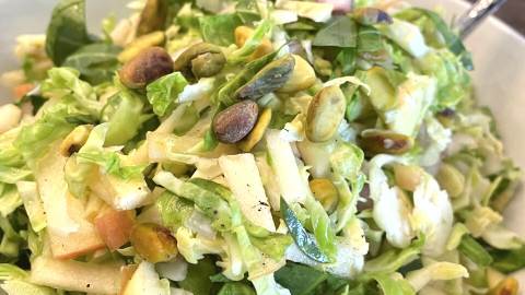 Shaved Brussels Sprouts Salad Recipe