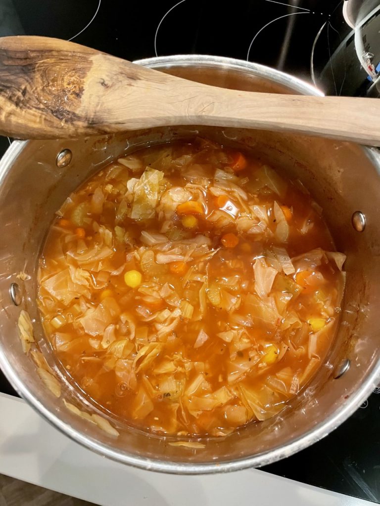 Healthy Cabbage Vegetable Soup Recipe