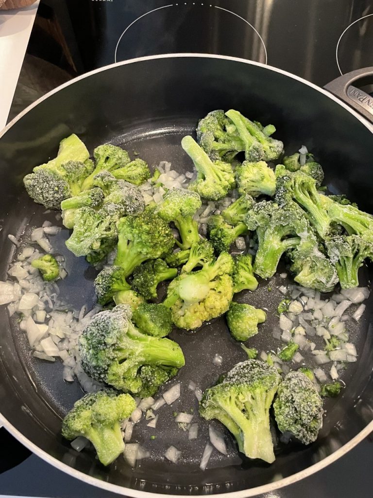Frozen Broccoli in Goop's Broccoli & Arugula Soup