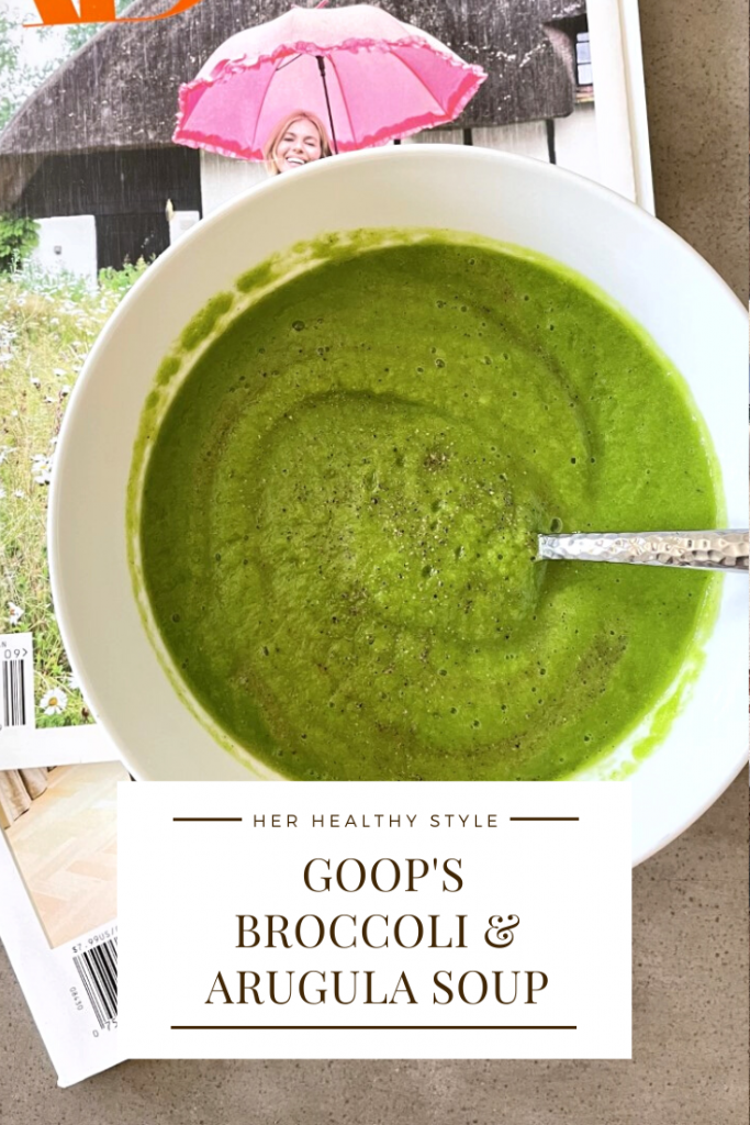 Goop's Broccoli & Arugula Soup