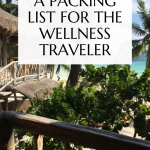 A packing list for the wellness traveler- health and beauty essentials
