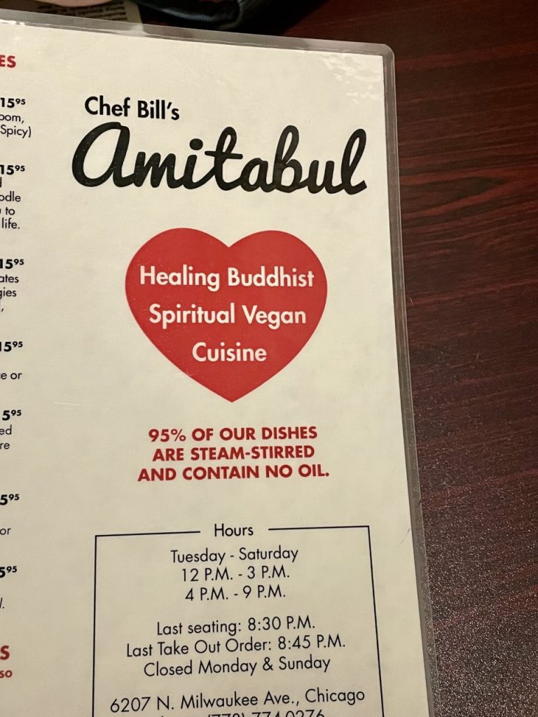 Amitabul Healing Buddhist Spiritual Vegan Cuisine