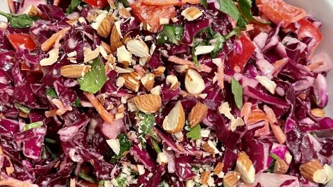 Healthy Asian Cabbage Salad