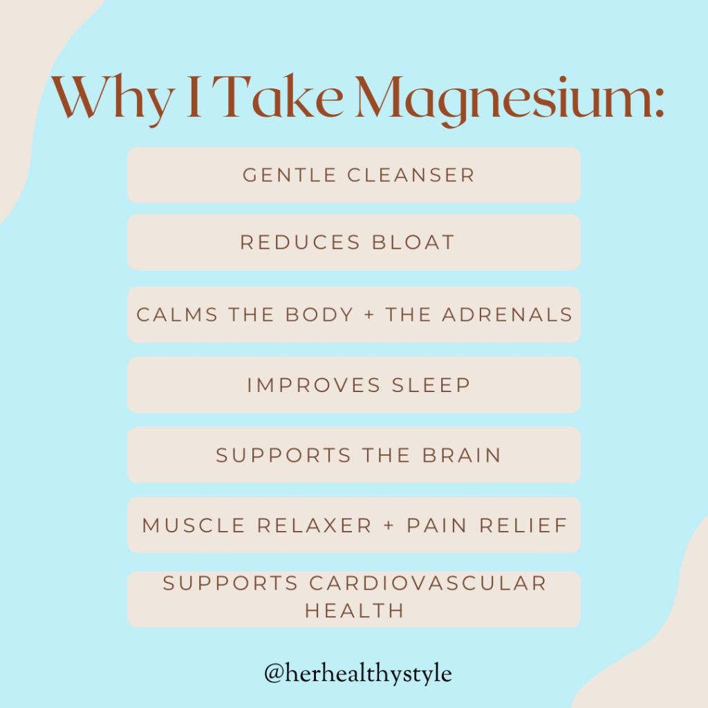 Magnesium Health Benefits:  Gentle Cleanser, Reduces Bloat, Calms, Better Sleep, Pain Relief