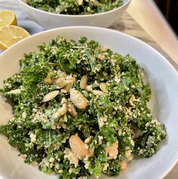 Kale Quinoa White Bean Salad Recipe