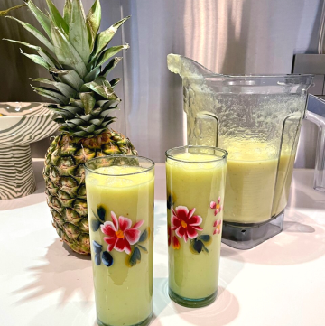 Zippy Tropical Pineapple Smoothie Healthy Breakfast Recipe