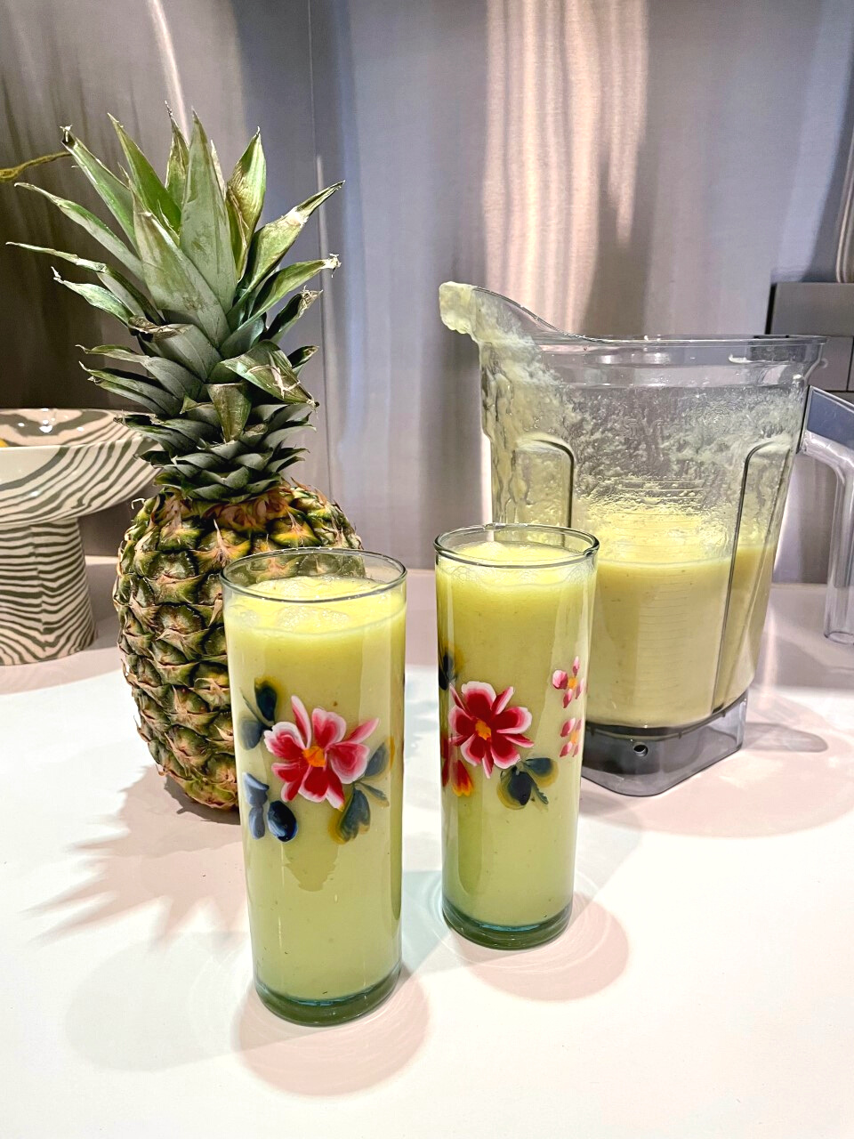 Zippy Tropical Pineapple Smoothie Healthy Breakfast Recipe