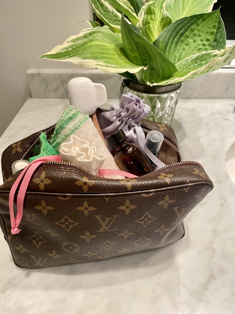 What's In My Overnight Toiletry Travel Bag Clean Beauty Essentials