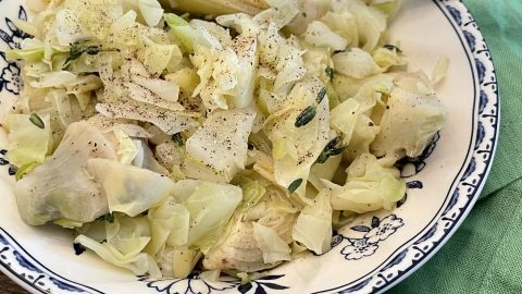 Sautéed Cabbage & Artichokes Easy Healthy Side Recipe