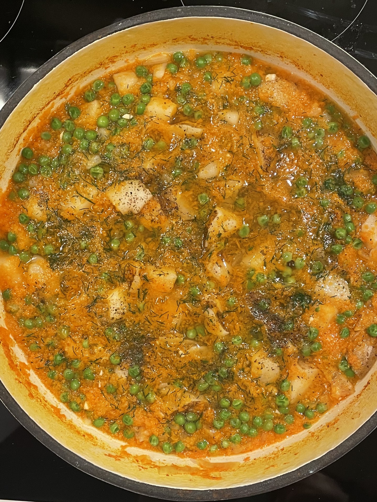 Potato Carrot Dill Soup Healthy Fat-Free Easy Recipe