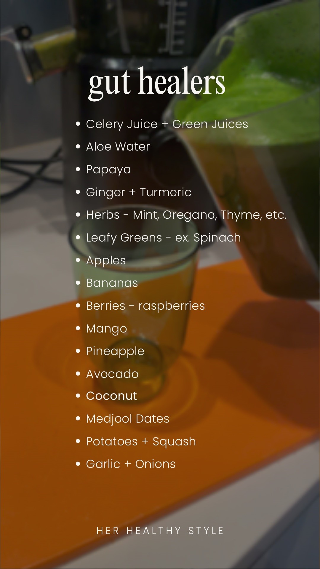 Foods For Healing The Gut Her Healthy Style