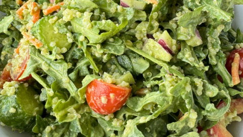 Easy Healthy Salad Dressings Recipes - Sweet Cashew Zucchini Dressing