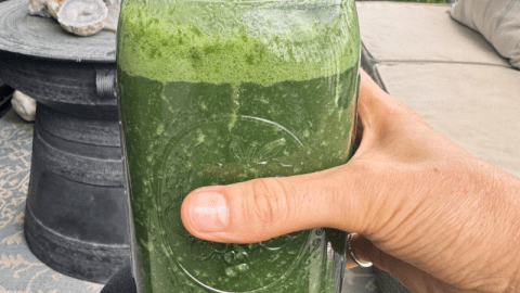 Cleansing Green Pineapple Smoothie - Detoxifying Smoothie Recipe