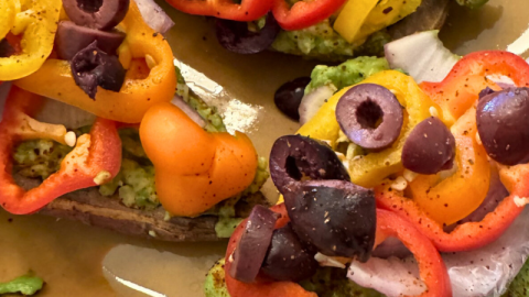 Sweet Potato Toasts - easy healthy dinner ideas