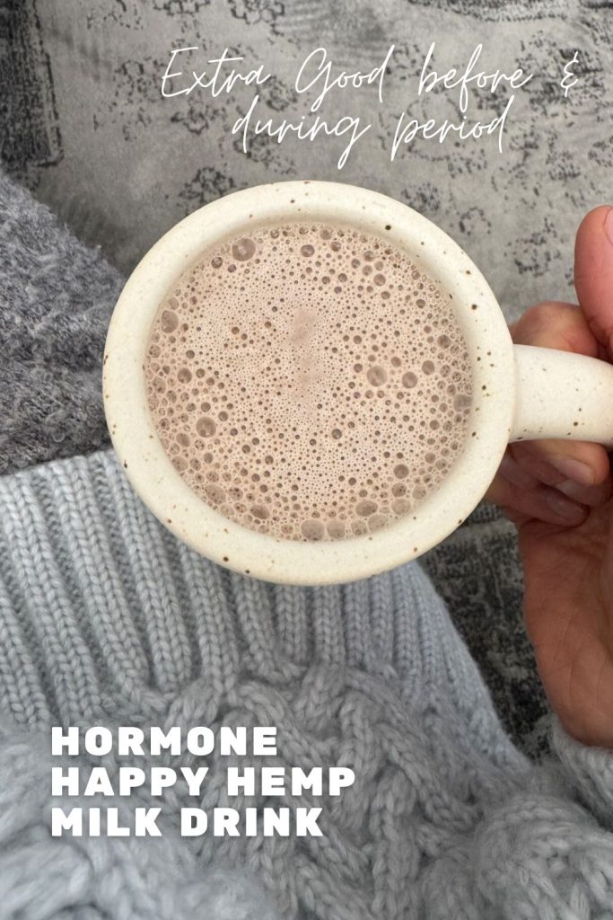 Hormone Happy hot chocolate Hemp Milk Drink