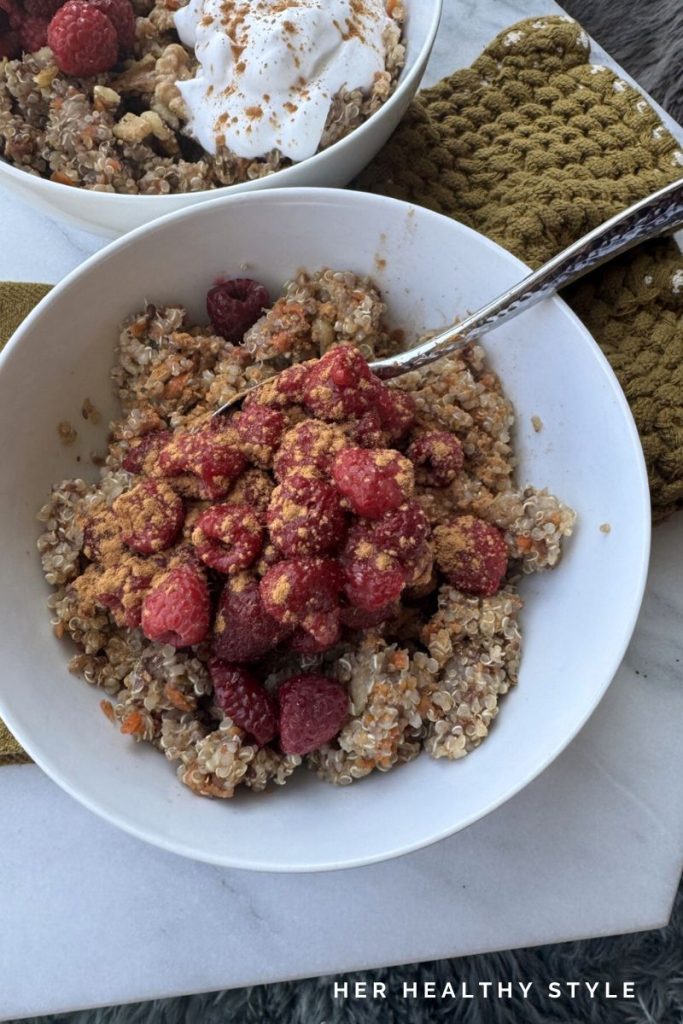 Slow Cooker Quinoa Breakfast Bowl