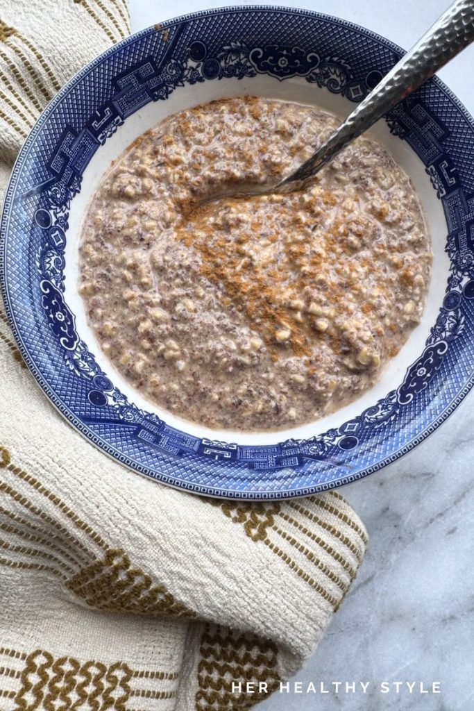 No Cook Overnight Steel Cut Oats