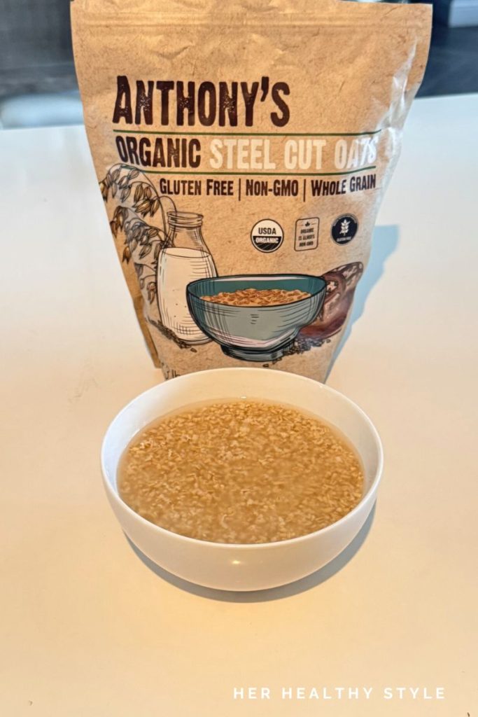 soaking overnight steel cut oats