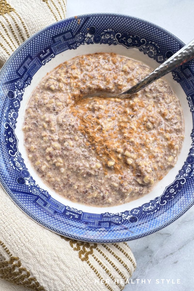 No Cook Overnight Steel Cut Oats