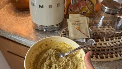 Steel Cut Oats in a Cute Bowl